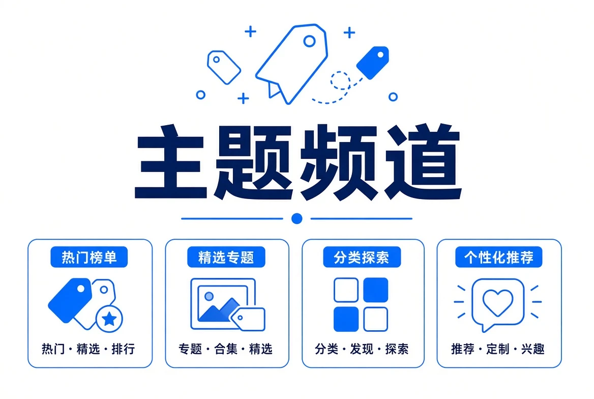 主题频道：把不同作品放进同一个问题里